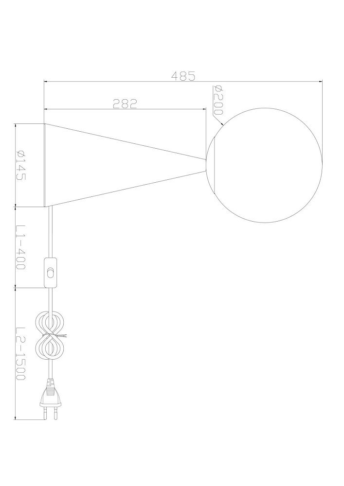 Настольный светильник Glow FR5289TL-01BS