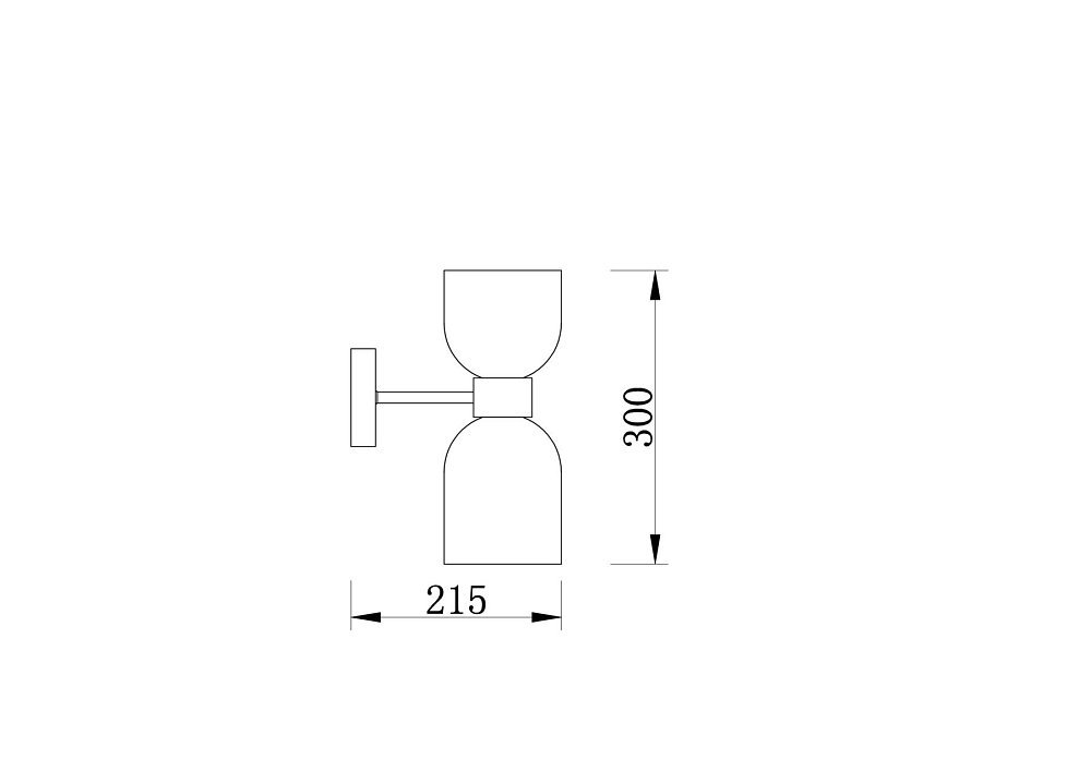 Настенный светильник (бра) Savia FR5203WL-02BS