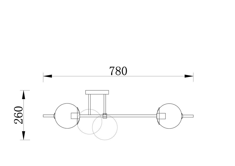 Потолочный светильник Damask FR5205PL-06BS