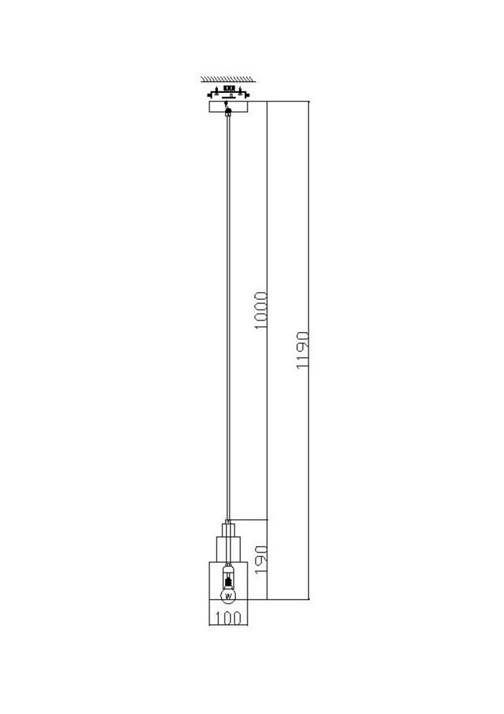Подвесной светильник Moke FR4006PL-01BS