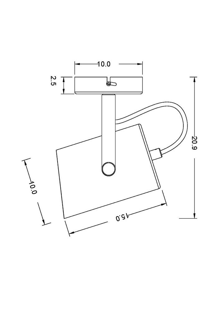 Настенный светильник (бра) Elori FR4004WL-01WB