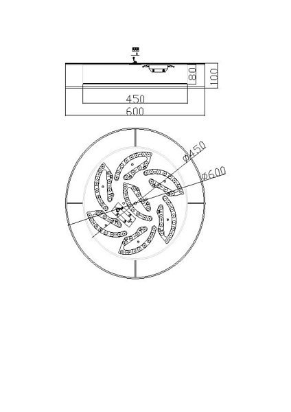 Потолочный светильник Zoticus FR6005CL-L48G