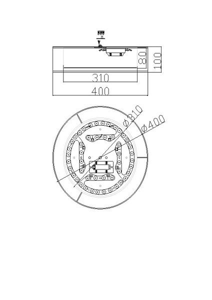 Потолочный светильник Zoticus FR6005CL-L36G