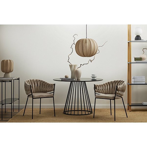 Лампа настольная texture rib, 27х39 см, бежевая