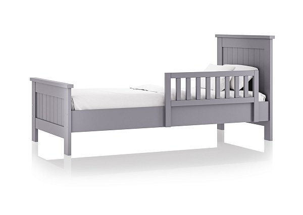 Кровать подростковая Wood (серый)