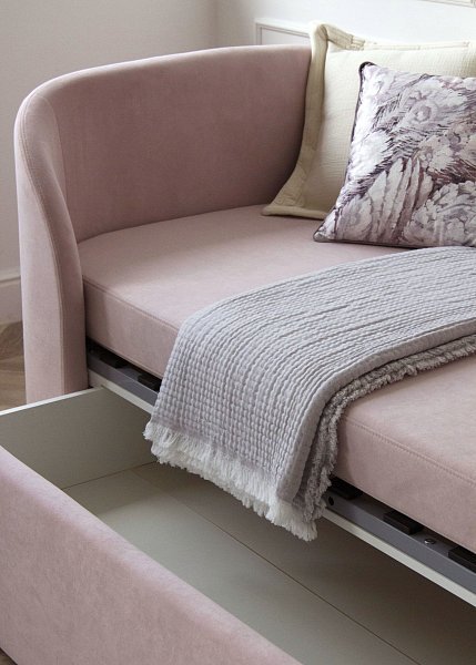 Диван-кровать KIDI Soft 90*200 см антивандальная ткань (розовый)