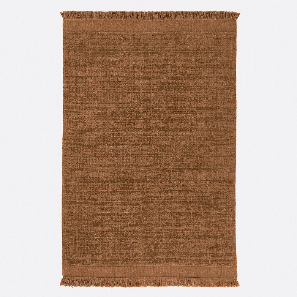Ковер из шерсти и хлопка, Osni Осни 200 x 290 см каштановый