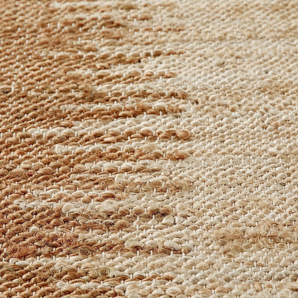 Винтажный ковер из джута 91, IKAT ИКАТ 200 x 290 см бежевый