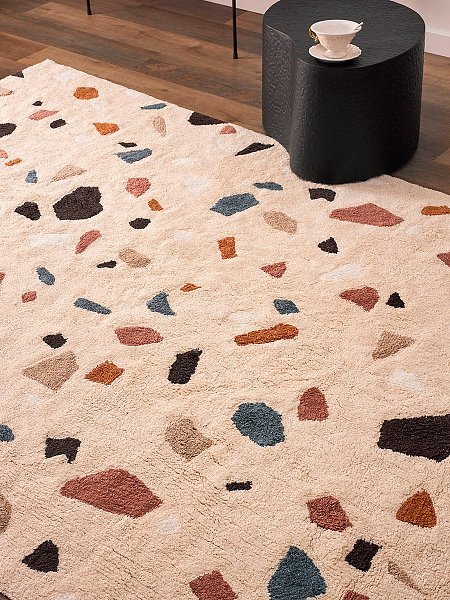 Ковер из хлопка terrazzo poetry из коллекции ethnic, 160х230 см