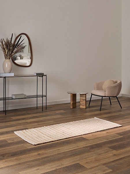 Ковер из джута и шерсти mahanadi из коллекции ethnic, 70x160 см