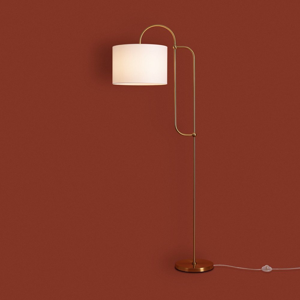 Напольный светильник (торшер) Bora FR2065FL-01BS
