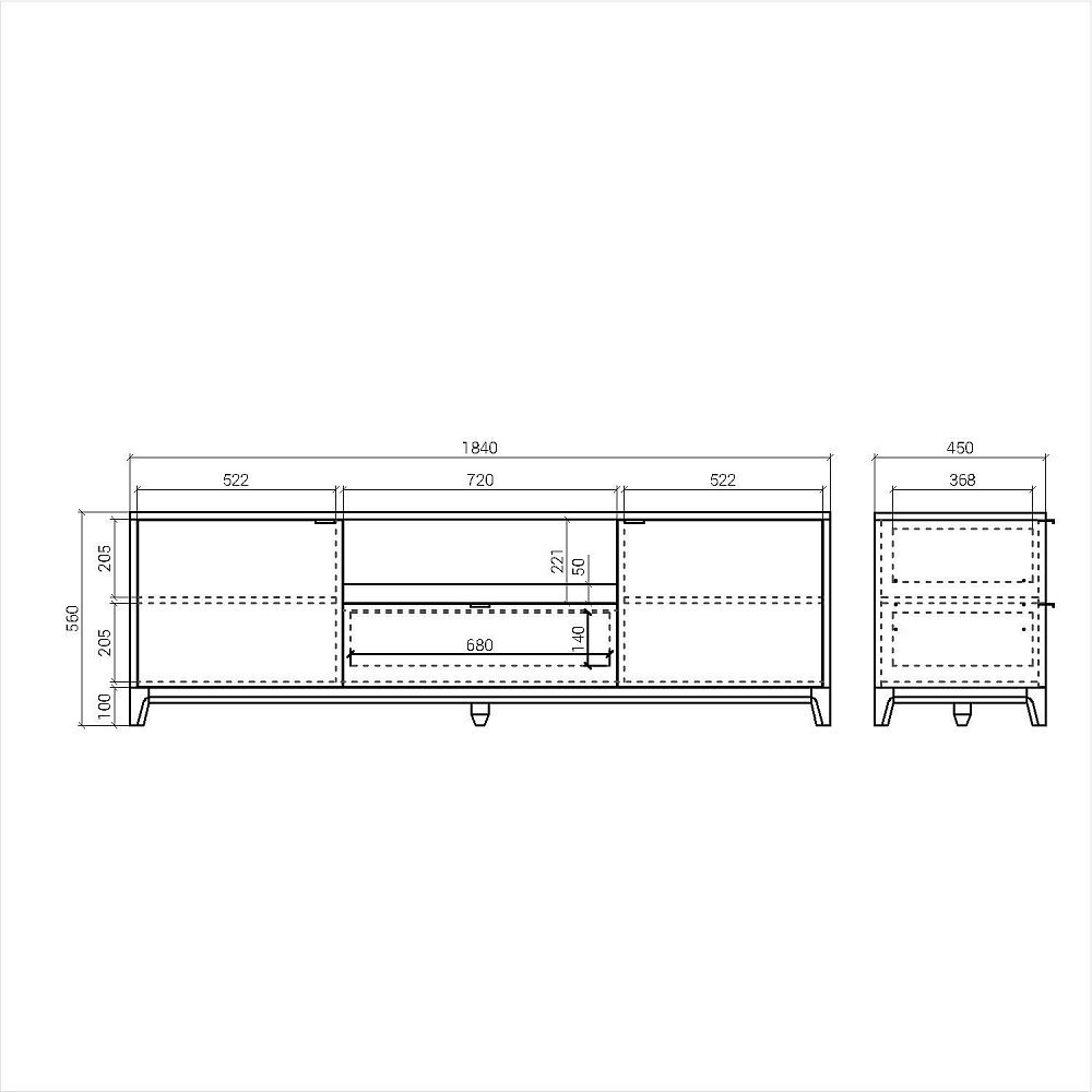 Тумба под ТВ Case CS094