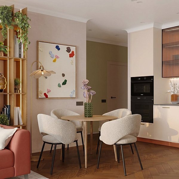 Стул coastal, букле, крем-брюле/черный