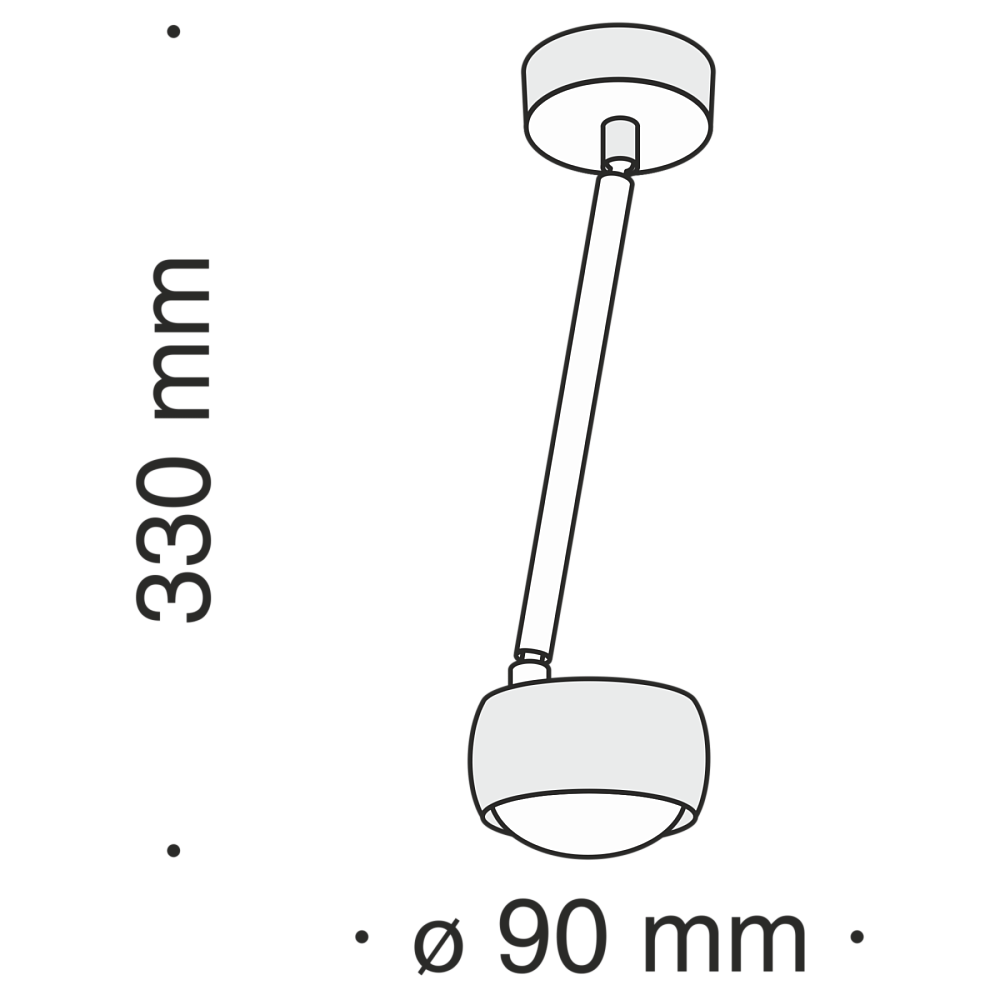 Потолочный светильник Lens MOD072CL-L8W3K