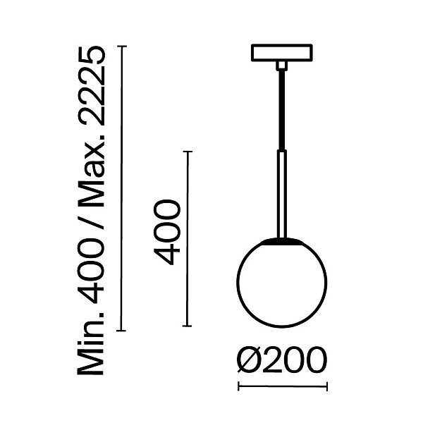 Подвесной светильник Basic form MOD321PL-01B1