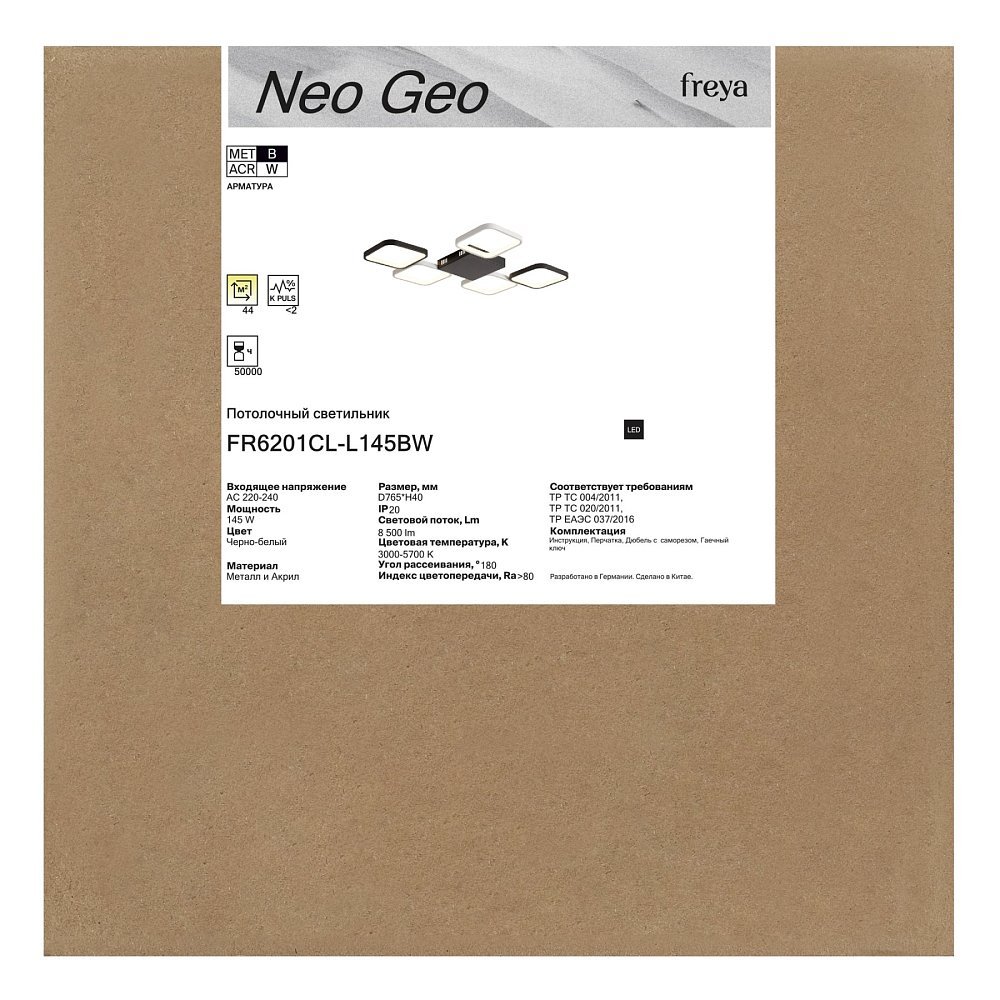 Потолочный светильник Нео Гео / Neo Geo FR6201CL-L145BW