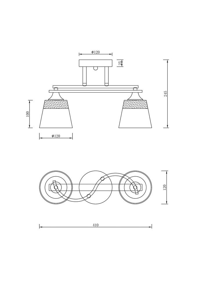 Люстра Glasses FR5156PL-02WG