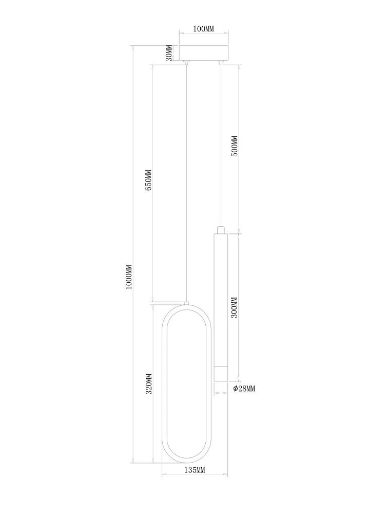 Подвесной светильник Эйри / Airy FR6082PL-L23B