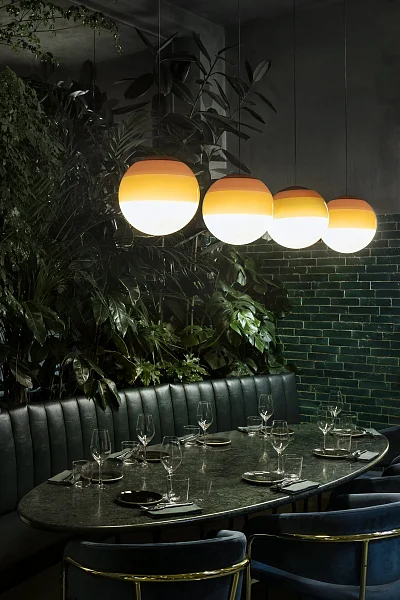 Подвесной светильник Dipping Light 40 янтарный