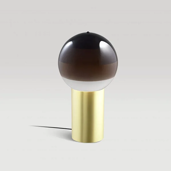 Настольный светильник Dipping Light M шоколадный-матовая латунь