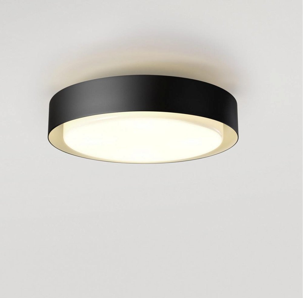 Потолочный/настенный светильник Plaff-on! 50 LED IP54 DALI-2 черный