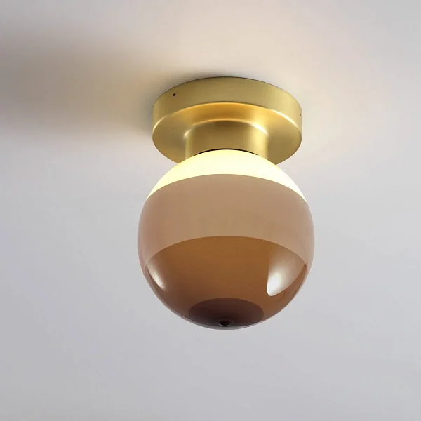 Настенный/потолочный светильник Dipping Light A2-13 шоколадный-матовая латунь