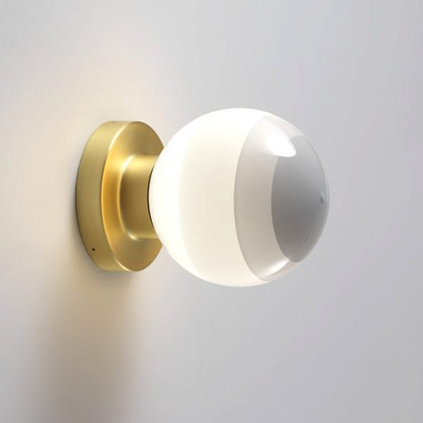 Настенный/потолочный светильник Dipping Light A2-13 белый-матовая латунь