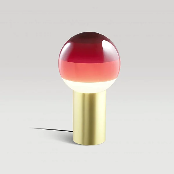 Настольный светильник Dipping Light M Burgundy-матовая латунь