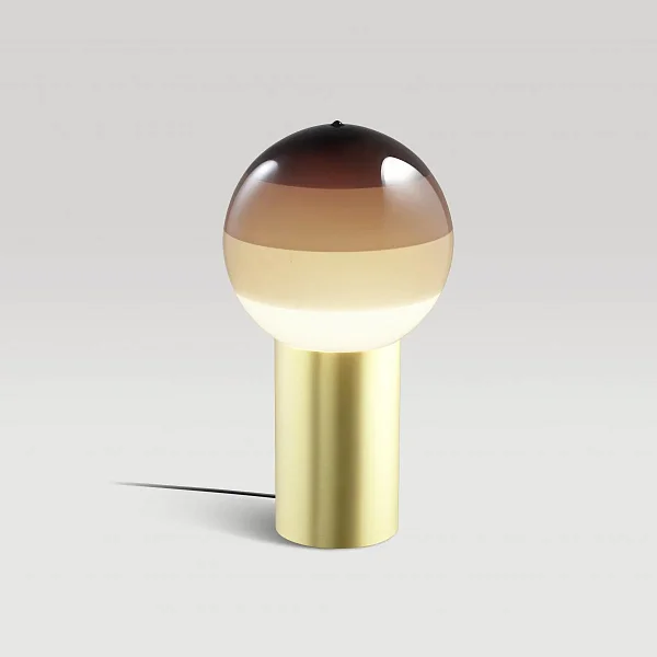Настольный светильник Dipping Light M шоколадный-матовая латунь