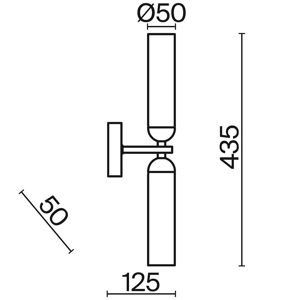 Настенный светильник (бра) Borgy FR5379WL-02G