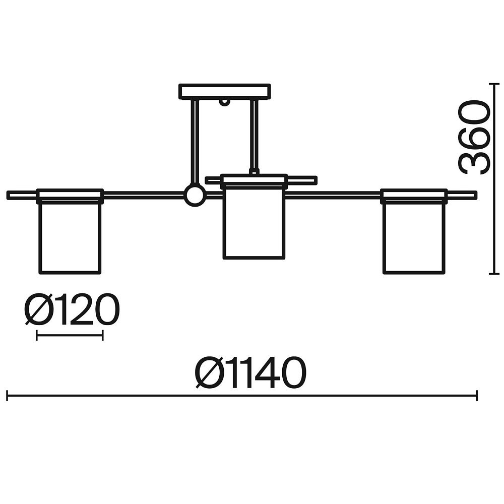 Потолочный светильник Bogy FR5377CL-08B