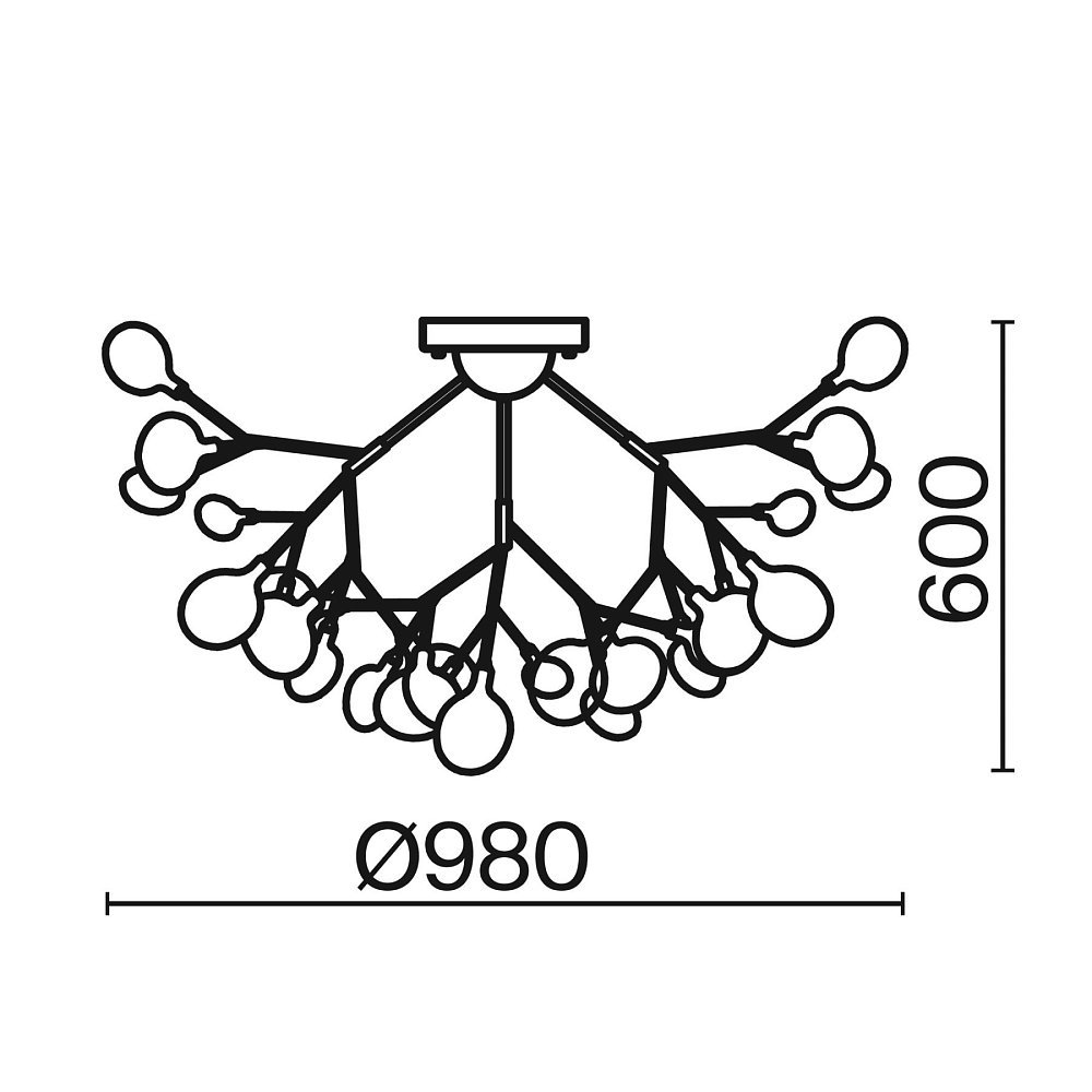 Потолочный светильник Florencia FR5049CL-36W1