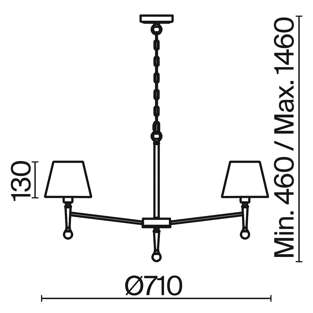 Подвесной светильник Rosemary FR5190PL-05BS