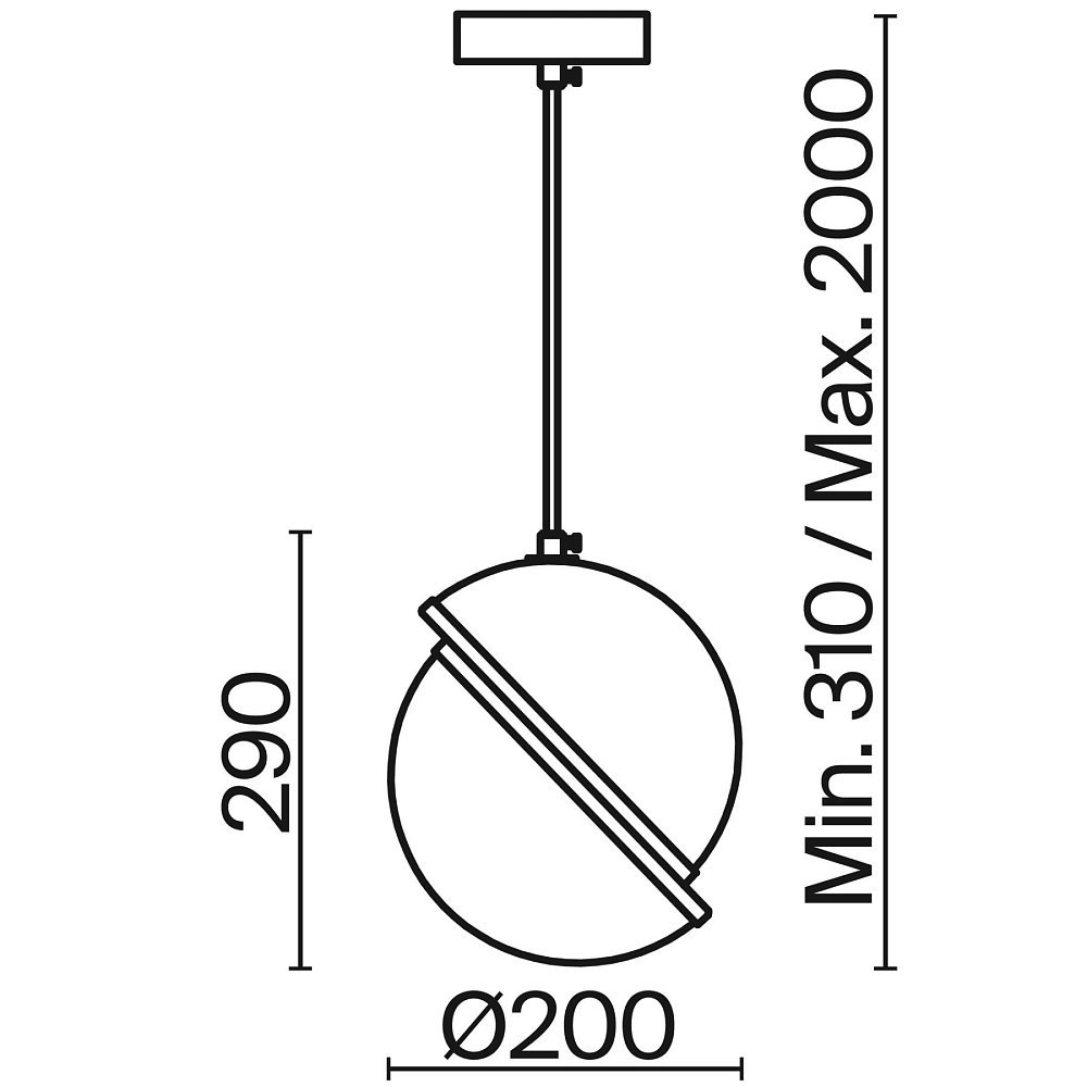 Подвесной светильник Element FR5181PL-01BS