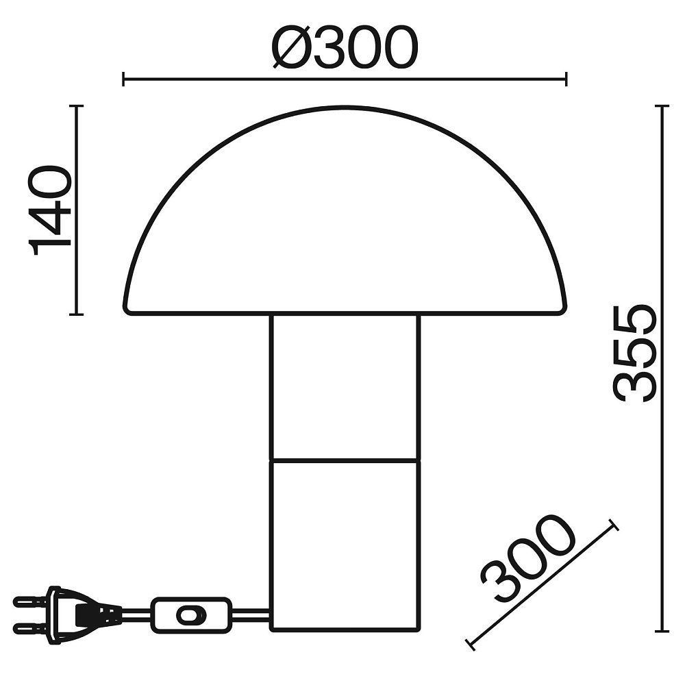 Настольный светильник Marfil FR5285TL-01BS