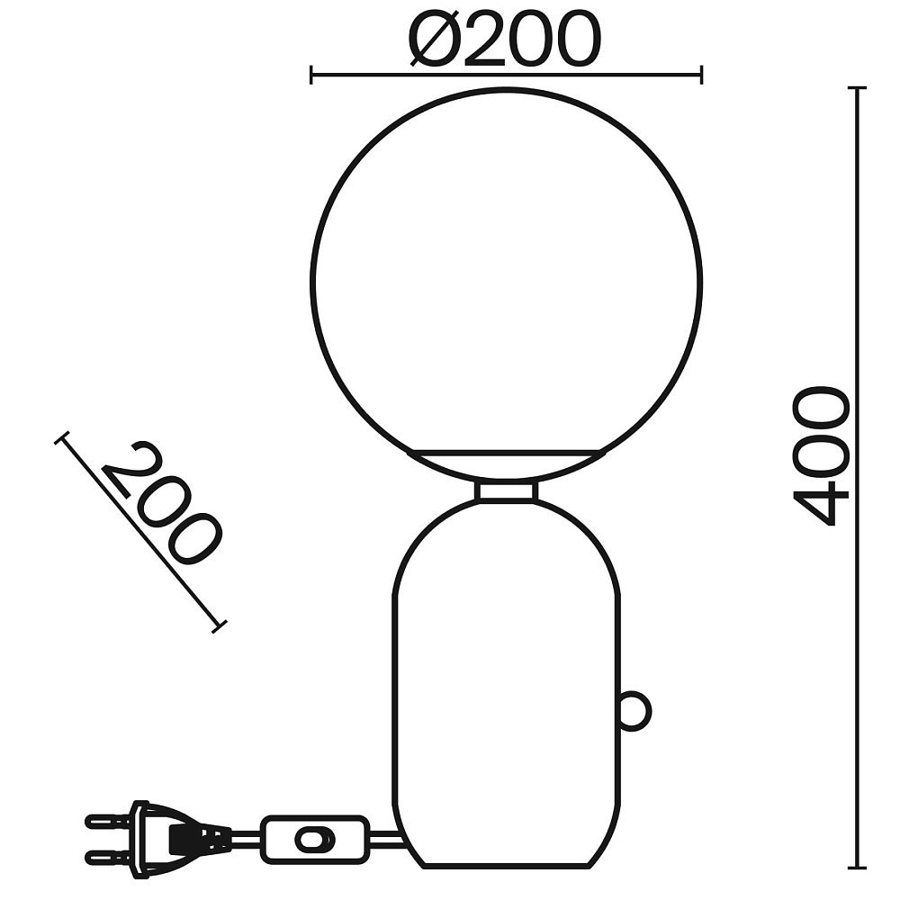 Настольный светильник Cherie FR5288TL-01B