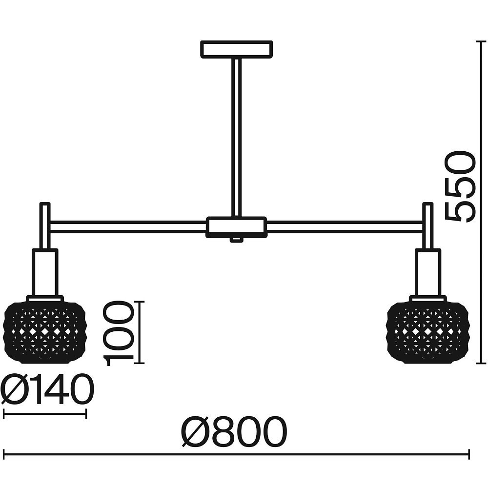 Потолочный светильник Fero FR5366CL-07BS