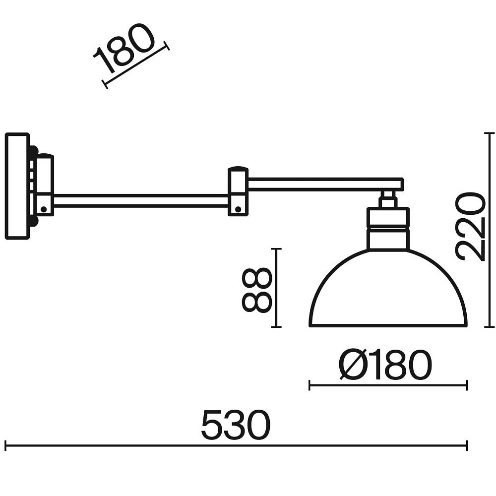 Настенный светильник (бра) Cover FR5290WL-01B