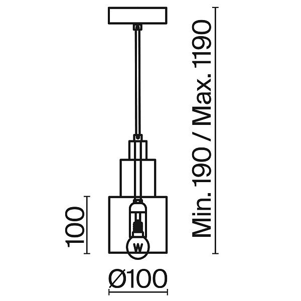 Подвесной светильник Moke FR4006PL-01BS