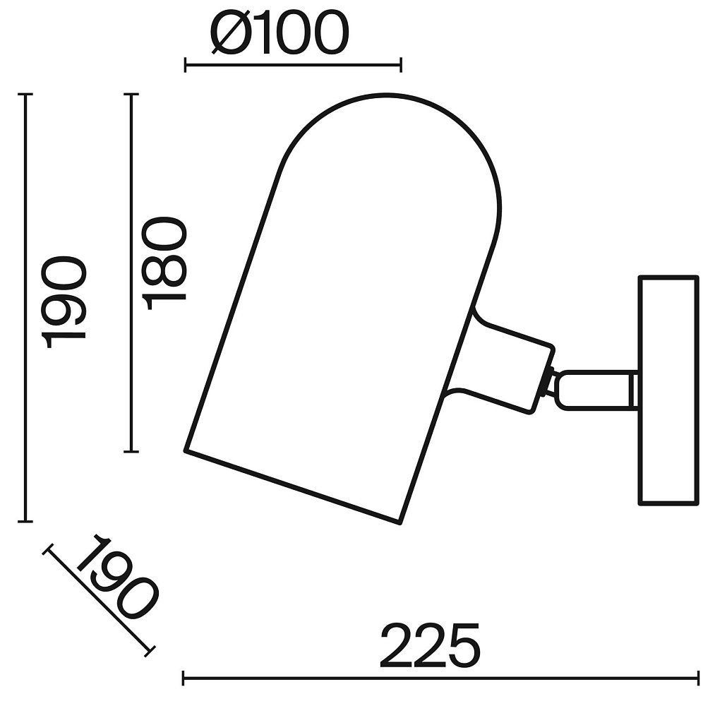 Настенный светильник (бра) Firefly FR5427WL-01BS