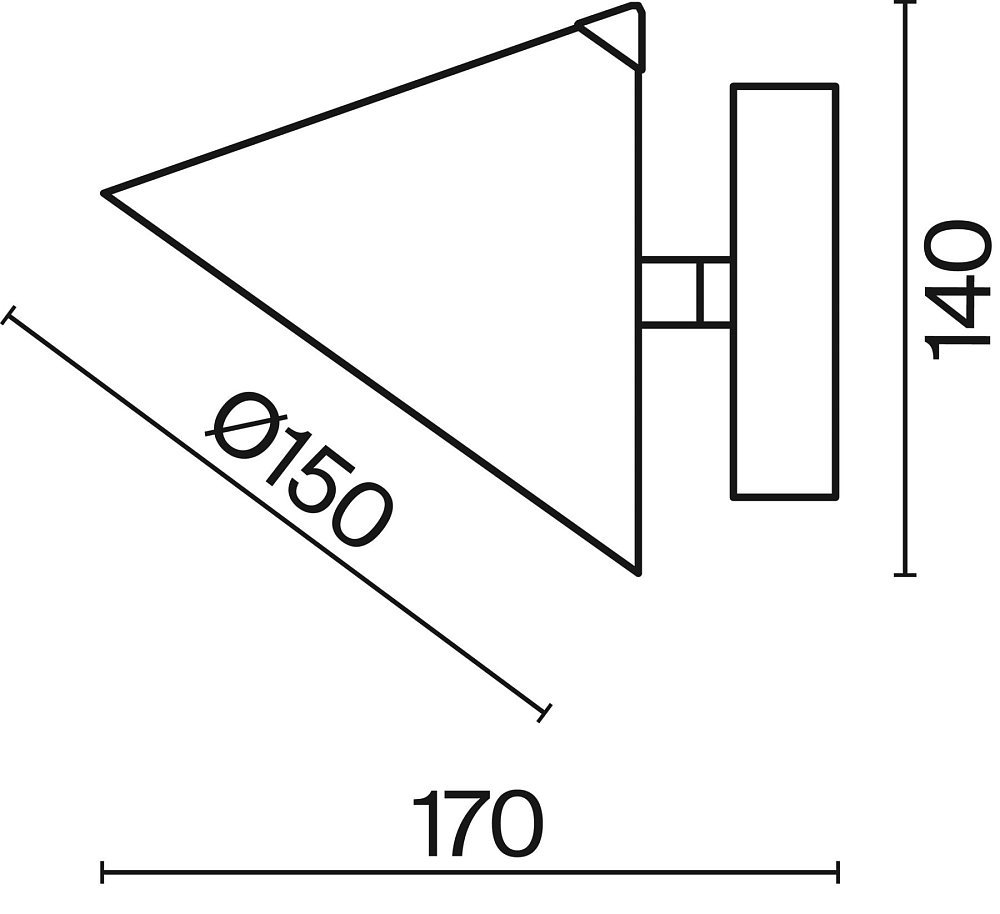 Настенный светильник (бра) Etro FR6141WL-L7B
