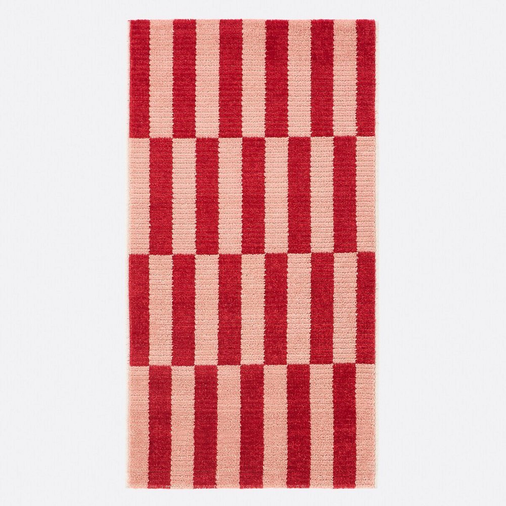 Прикроватный коврик, TABAKA ТАБАКА 60 x 110 см красный