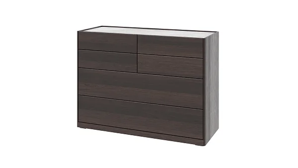 Комод RIVI GIGI широкий (6 ящ.) (мокко) 126x51.5x92