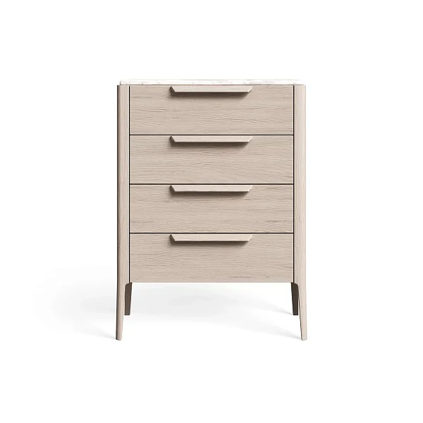 Комод RIVI Harvey узкий (молочный дуб) 70x45x95,7