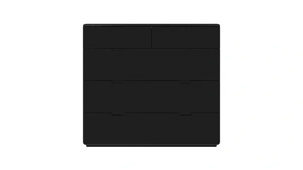 Комод RIVI Tommy 5 ящиков (дуб/мокко) 127x50x115