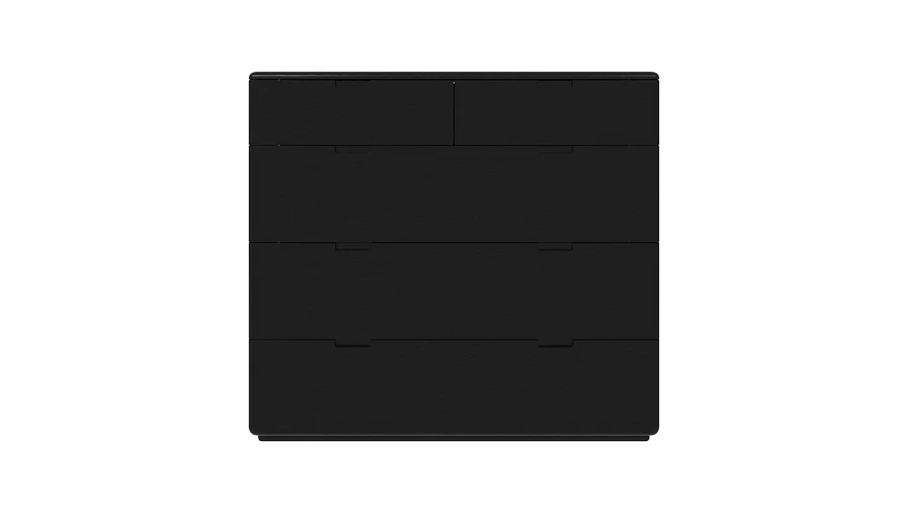 Комод RIVI Tommy 5 ящиков (дуб/мокко) 127x50x115