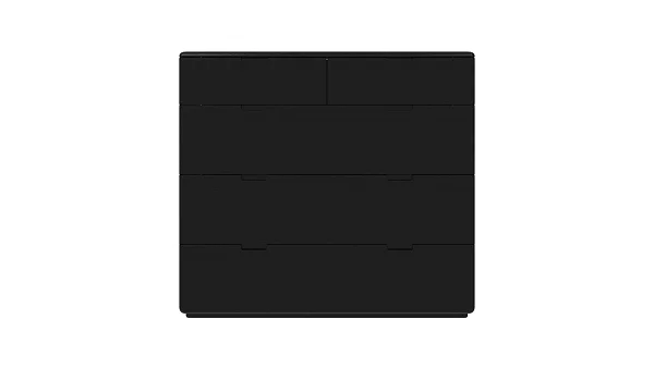Комод RIVI Tommy 5 ящиков (дуб/мокко) 127x50x115