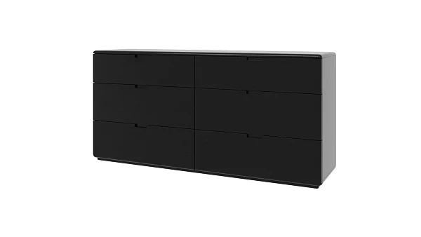Комод RIVI Tommy 6 ящиков (дуб/мокко) 183x50x88