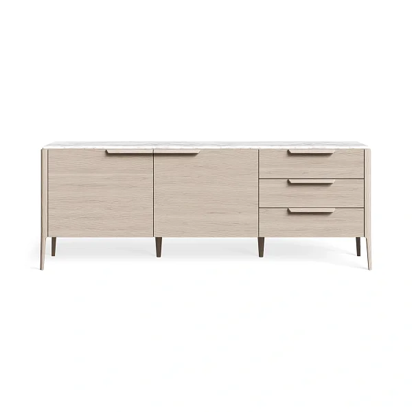 Комод-сервант RIVI Harvey (молочный дуб) 212,2x56x78,5