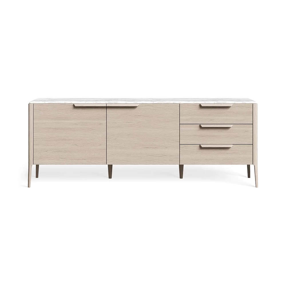 Комод-сервант RIVI Harvey (молочный дуб) 212,2x56x78,5